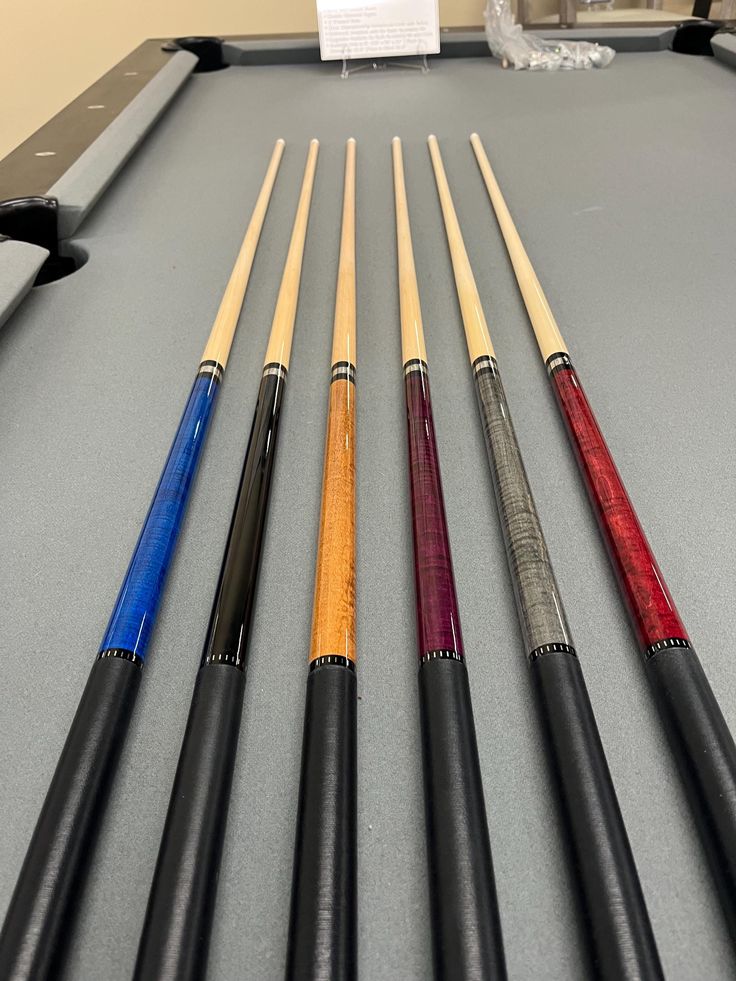 Personalized Engraved Koda Shiny Curly Color Billiard Pool Cues