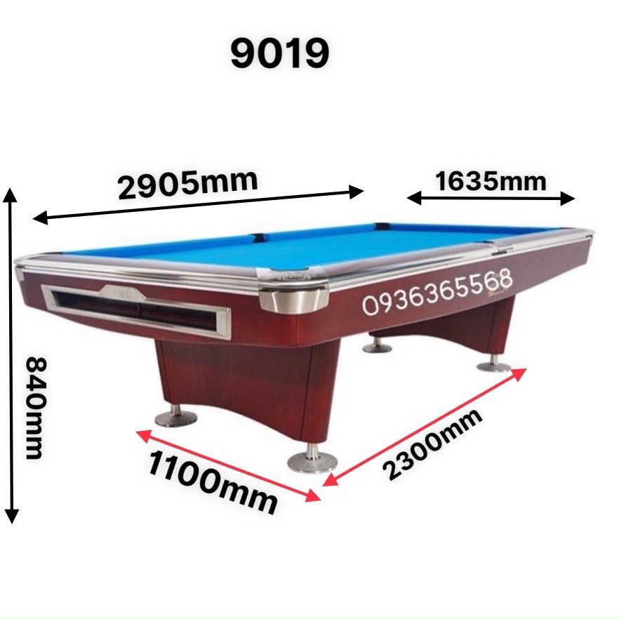 Tiêu Chuẩn Kích Thước Bàn Bida & Yêu Cầu Không Gian Tối Thiểu 4 kích thước bàn bida